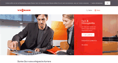 Desktop Screenshot of jobs.viessmann.de